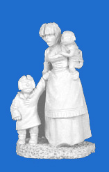 Townsfolk Mom & Kids - Click Image to Close
