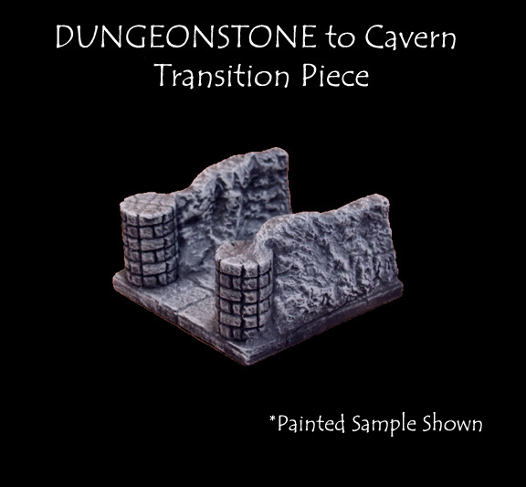 Dungeonstone to Caverns Transition Piece